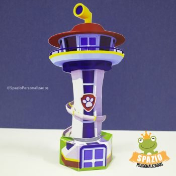 Papelaria Tema Patrulha Canina - Torre 3D