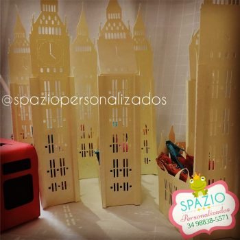 Big Ben Tema Londres - Papelaria Personalizada