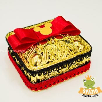 dourado Scrap de Papelaria Personalizada Mickey Mouse