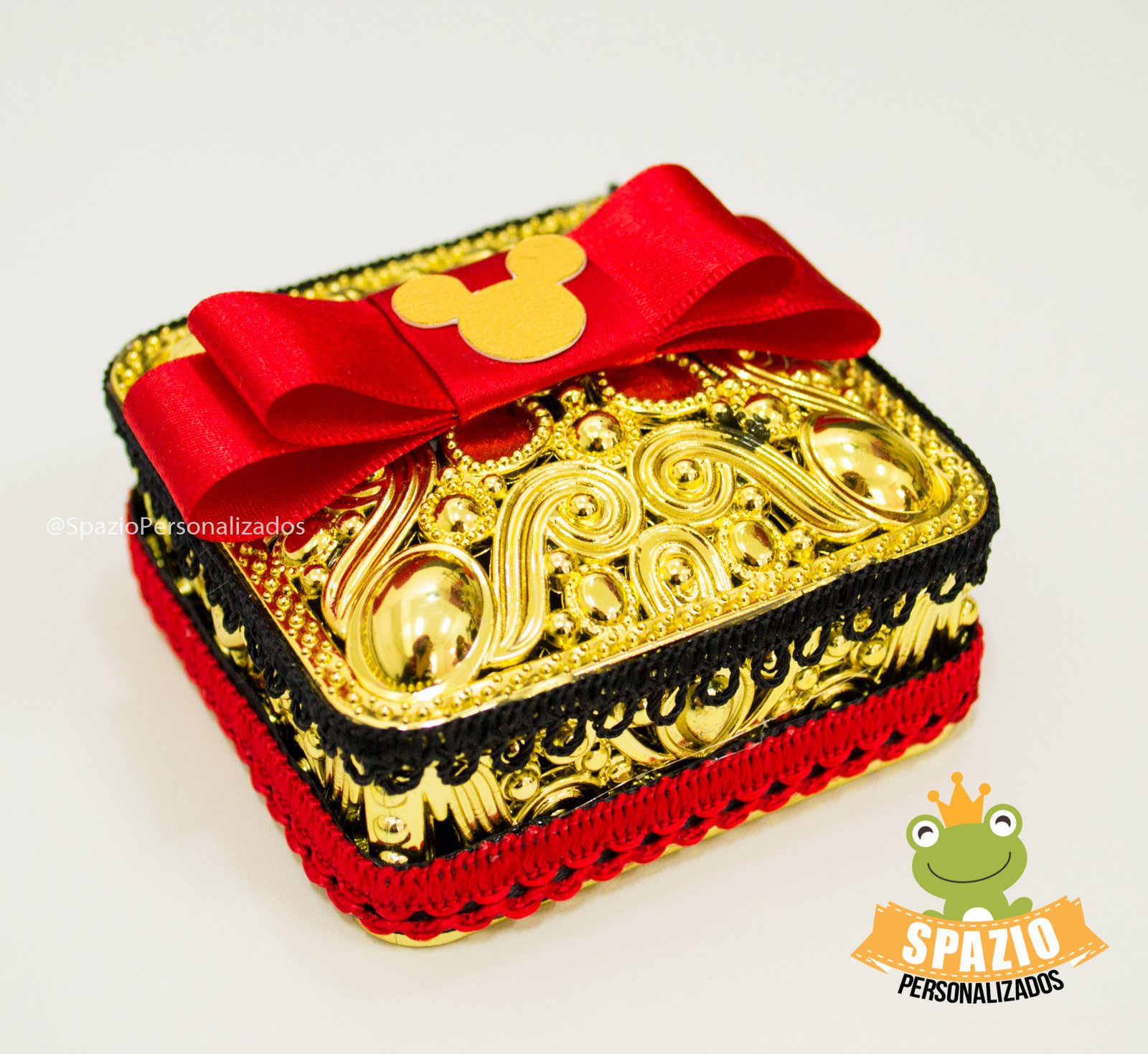 dourado Scrap de Papelaria Personalizada Mickey Mouse