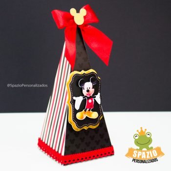 Cone Scrap de Papelaria Personalizada Mickey Mouse