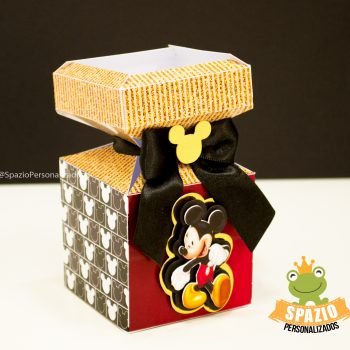Meia Bala Scrap de Papelaria Personalizada Mickey Mouse
