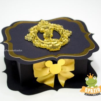 caixinha Scrap de Papelaria Personalizada Mickey Mouse