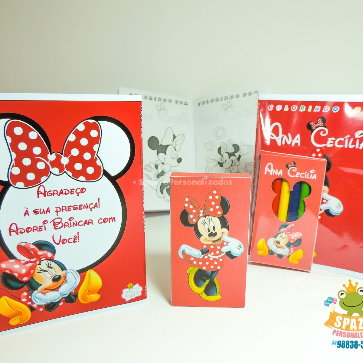 Kit de Colorir Minnie Mouse
