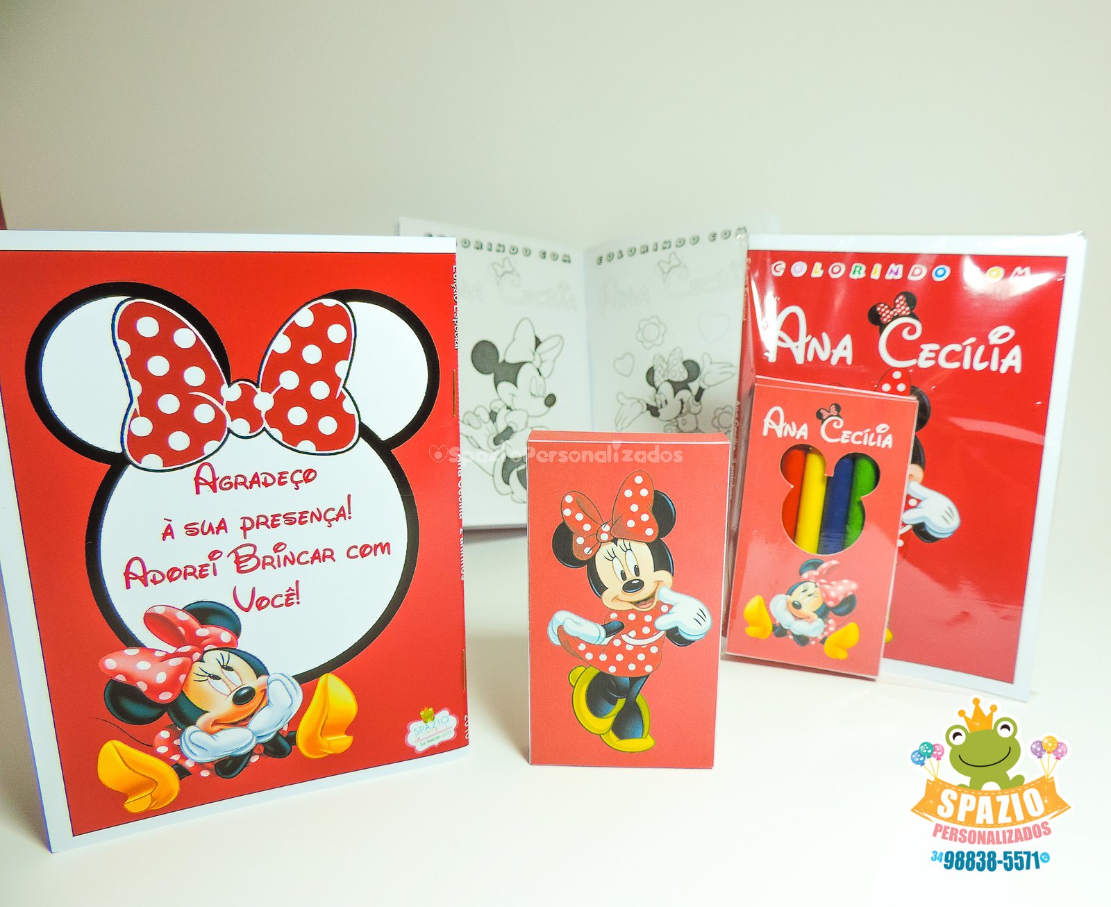 Kit de Colorir Minnie Mouse