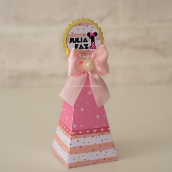 Papelaria Personalizada Festa Minnie Mouse Rosa