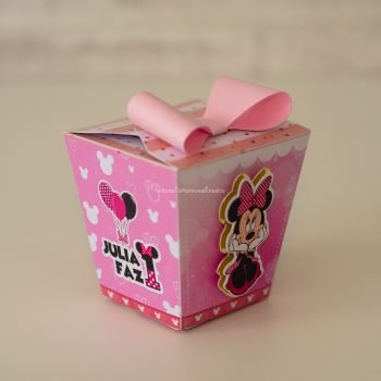 Papelaria Personalizada Festa Minnie Mouse Rosa
