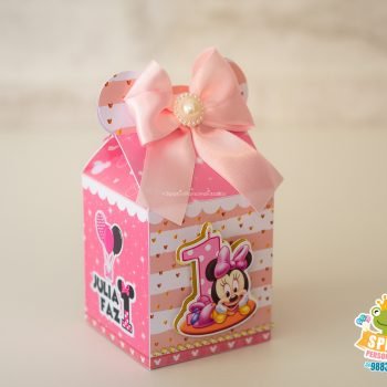 Papelaria Personalizada Festa Minnie Mouse Rosa