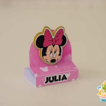 Papelaria Personalizada Festa Minnie Mouse Rosa