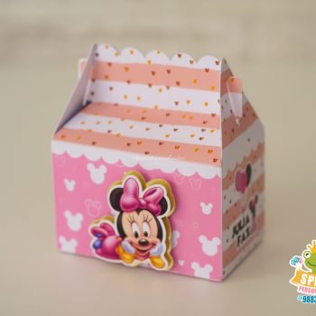 Papelaria Personalizada Festa Minnie Mouse Rosa