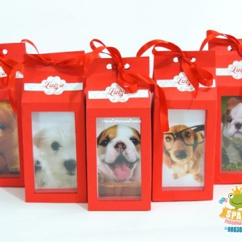 Milk Visor Scrap de Papelaria Personalizada Pet Dog