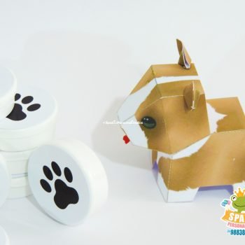 Dog Papercraft Scrap de Papelaria Personalizada Pet Dog