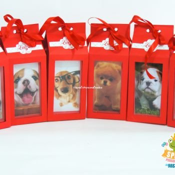 Milk Visor Scrap de Papelaria Personalizada Pet Dog