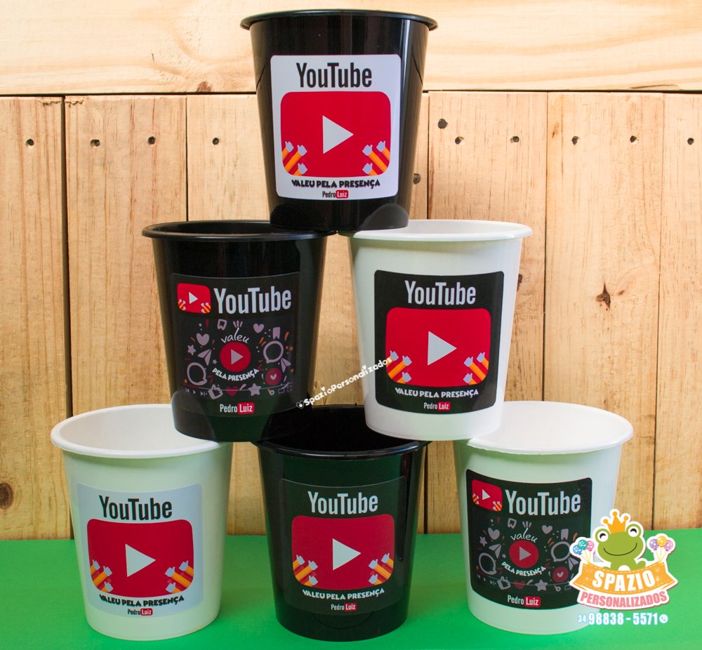 Papelaria tema Youtube