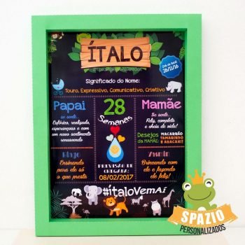 Chalkboard de Papel - Safari