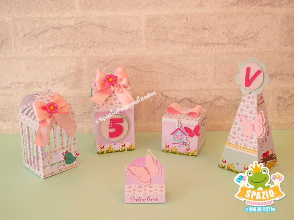 KIT FESTA TEMA JARDIM