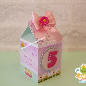 CAIXA MILK TEMA JARDIM