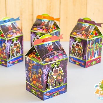 caixinhas milk Tartarugas Ninja