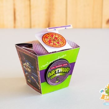 Caixa Sushi Pizza Tartarugas Ninja