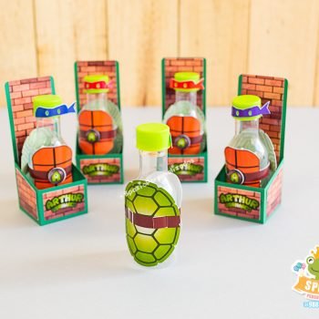 super garrafinhas turtles