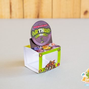 caixa acrílica Tartarugas Ninja