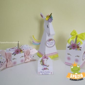 Papelaria da Festa Personalizada - Unicórnio
