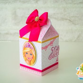 Personalizados tema Barbie Milk