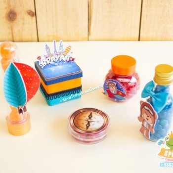 Personalizados Volta ao Mundo kit