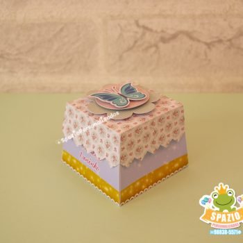 Caixinha Trapezio - Tema Jardim