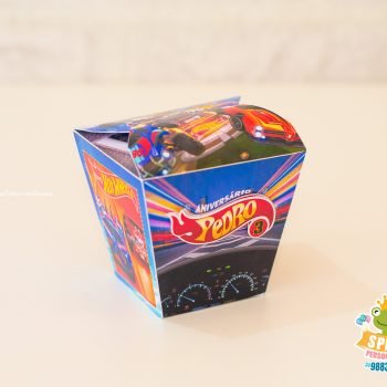 caixa sushi- tema Hotwheels