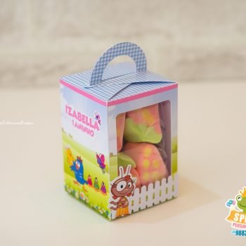 cx Visor - Papelaria Galinha Pintadinha
