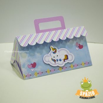Caixa Triangulo - Unicórnio Cute