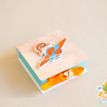 Caixinha Personalizados de Luxo Volta ao Mundo
