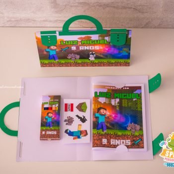 Papelaria Festa Infantil Minecraft