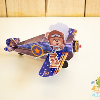Papelaria Avião 3D Volta ao Mundo