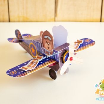 Papercraft Avião 3D Volta ao Mundo