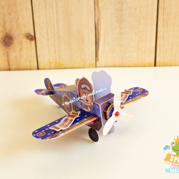 Papercraft Avião 3D Volta ao Mundo