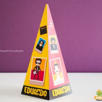 Caixa Cone Personalizados tema Rock