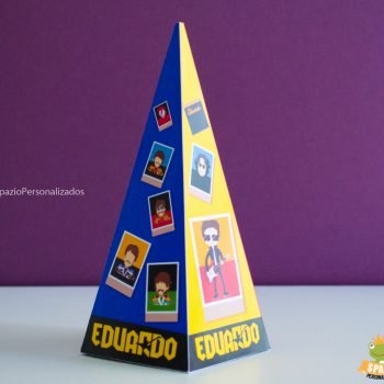 Caixa Cone Personalizados tema Rock