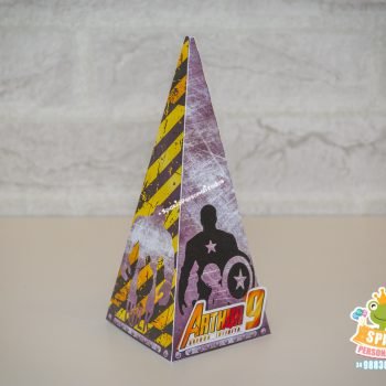 Caixa Cone Personalizados Tema Vingadores