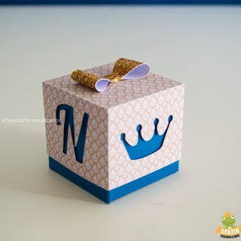 Papelaria da Festa - Ursinho Príncipe - Cubo