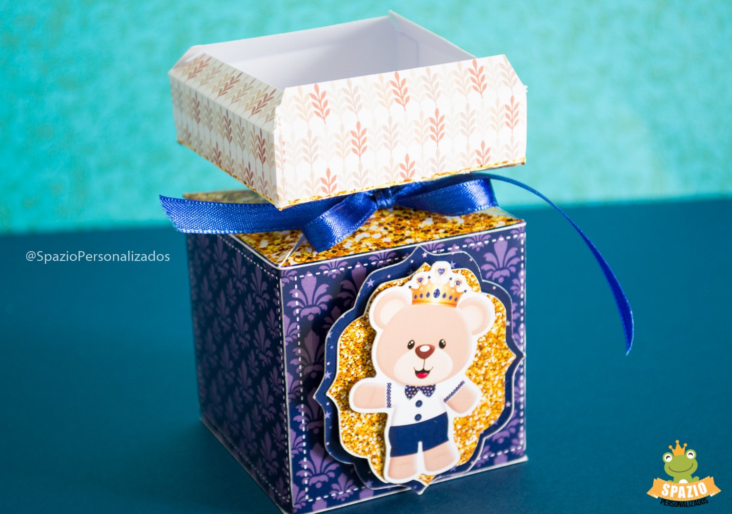 Papelaria da Festa - Ursinho Príncipe - Meia Bala