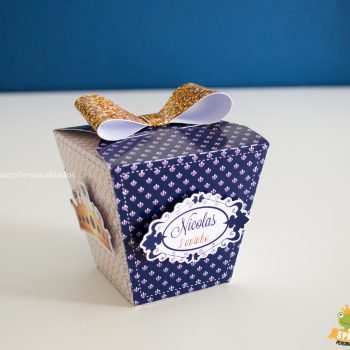 Papelaria da Festa - Ursinho Príncipe - Cx Sushi