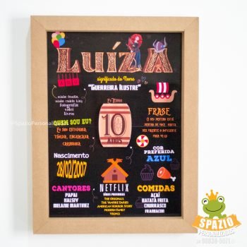 Chalkboard de Papel - Vikings