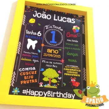 Chalkboard de Papel - Jardim