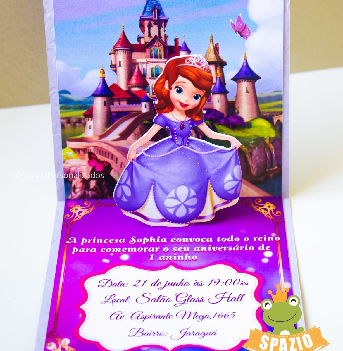 Papearia Personalizada tema Princesinha Sophia