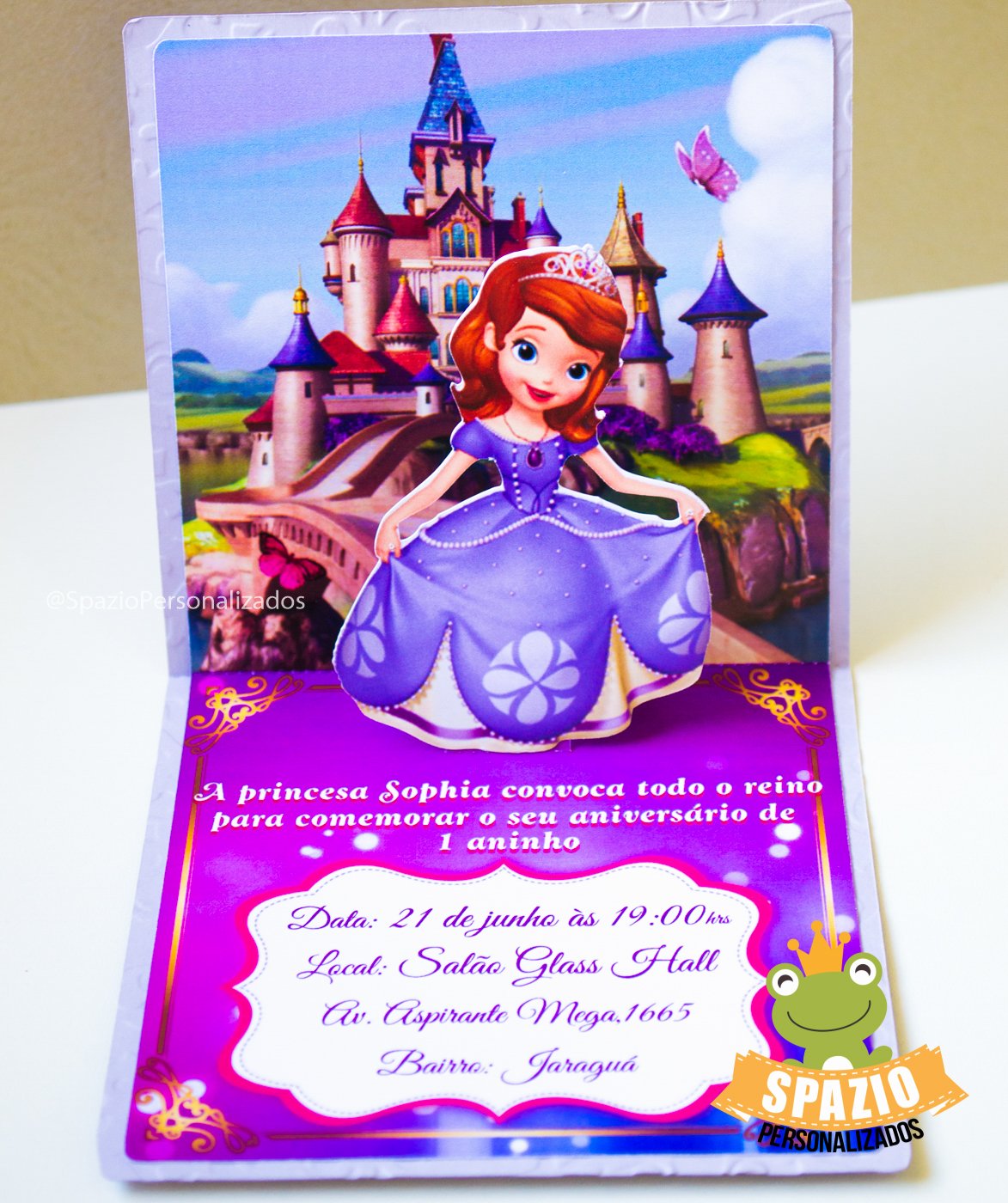 Papearia Personalizada tema Princesinha Sophia