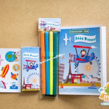 Kit Color Personalizados Volta ao Mundo