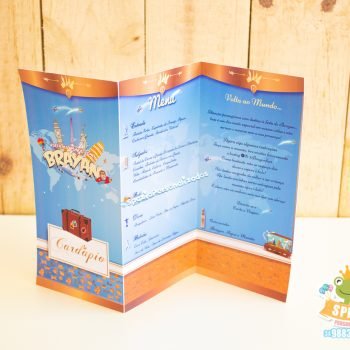 Menu Personalizados Volta ao Mundo