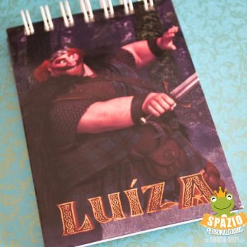 Bloco Lembrancinha Personalizada - Scrap Filme Valente